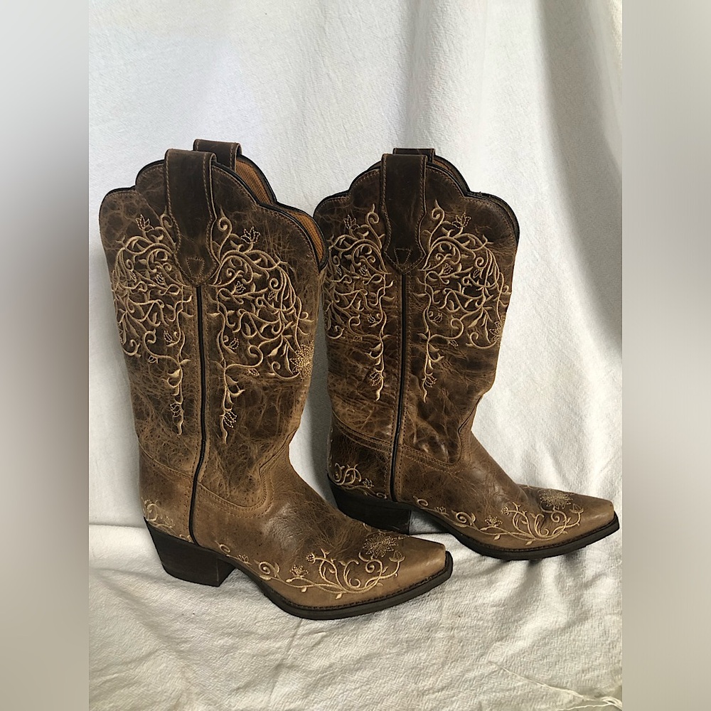 LAREDO WOMEN'S JASMINE WESTERN BOOTS - SNIP TOE size 7 1/2